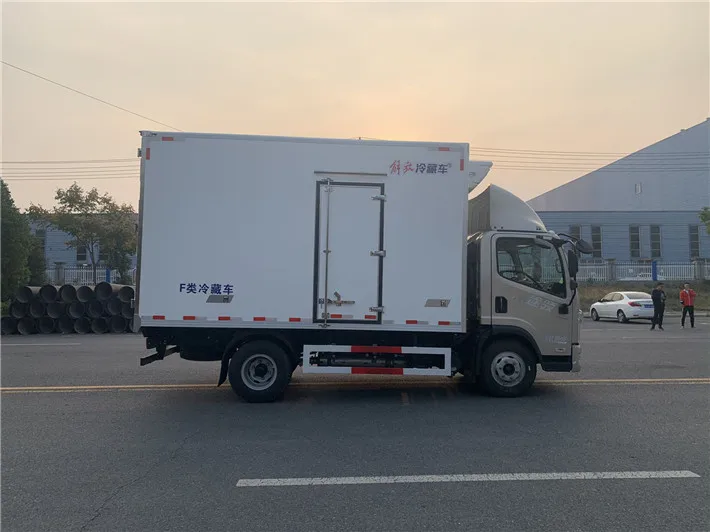 4 * 2 Mini Refrigerator, Vegetable and Meat Transport, Refrigerated Truck