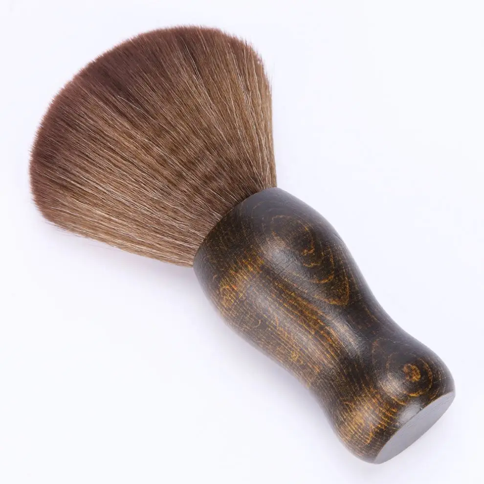 
Professional Barber Tools Wood Handle Nylon Wool Hair Brush Hair Salon Brush 