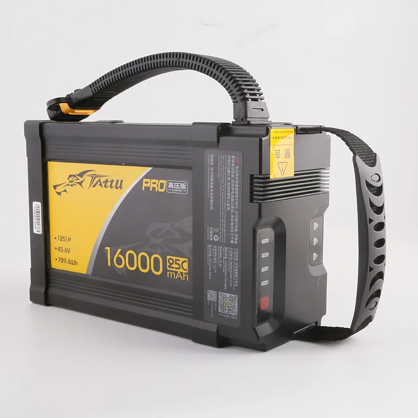 Tattu PRO HV 12S1P 45 6 В 16000 мАч 25C Lipo аккумулятор с разъемом AS150U