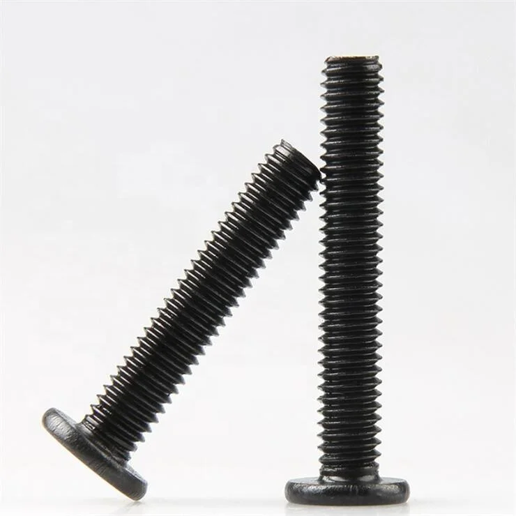 M2 M3 M4 M5 M6 M8 304ss with black torxs flat head screw with ultra thin head