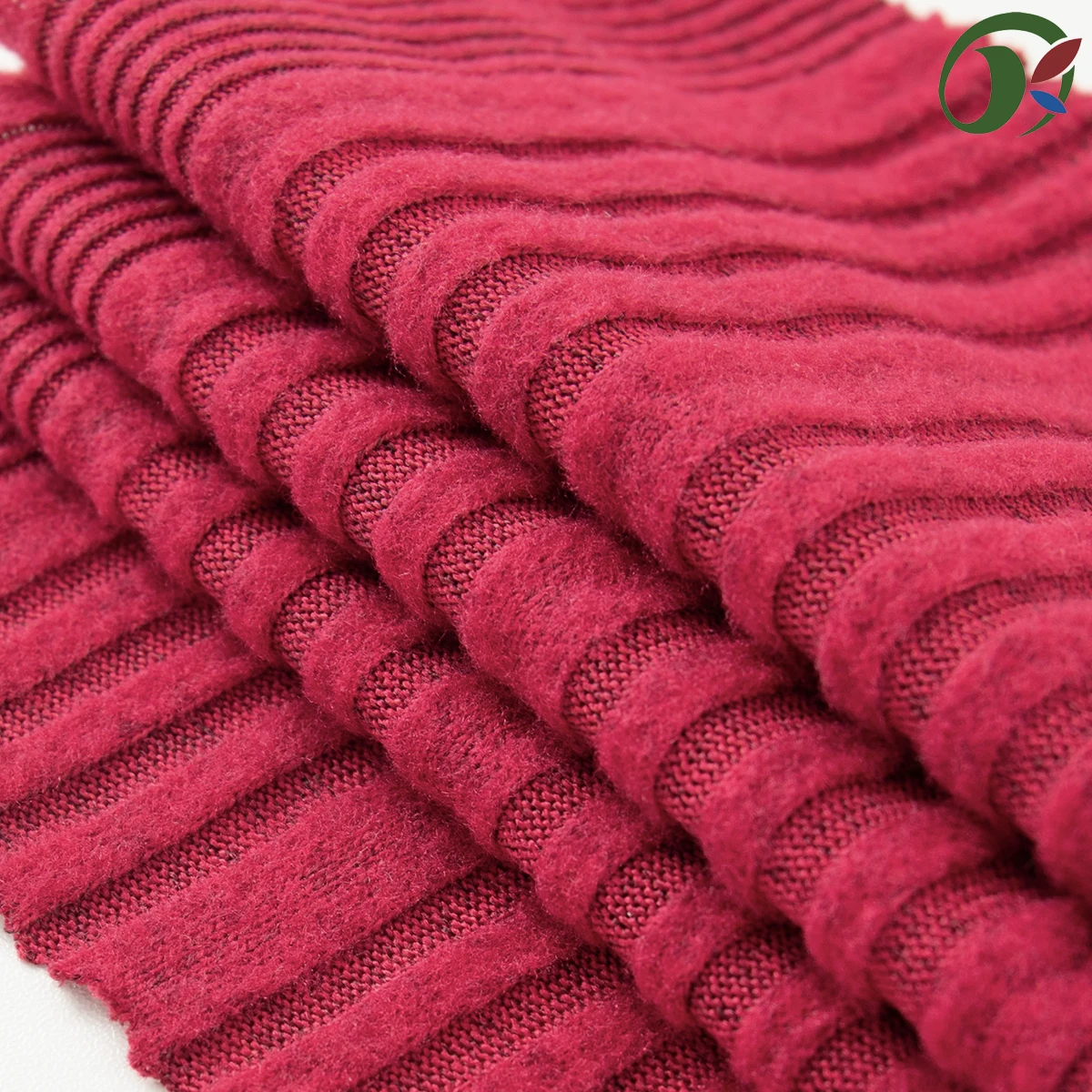 Irregular striped velvet polyester spandex clothing home textile fabric suitable for winter clothing production