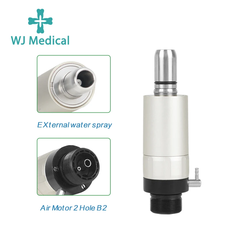 Dental Handpiece Air Motor Turbine 2 Hole External Water Spray FX Low Speed Dental Handpiece Electric Air Motor