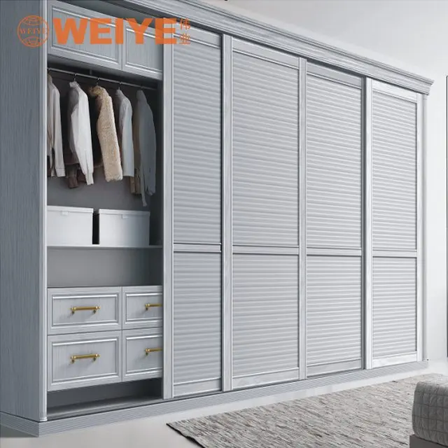 
Chinese factory wholesale new design aluminium wardrobe made of aluminium honeycomb used in bedroom 