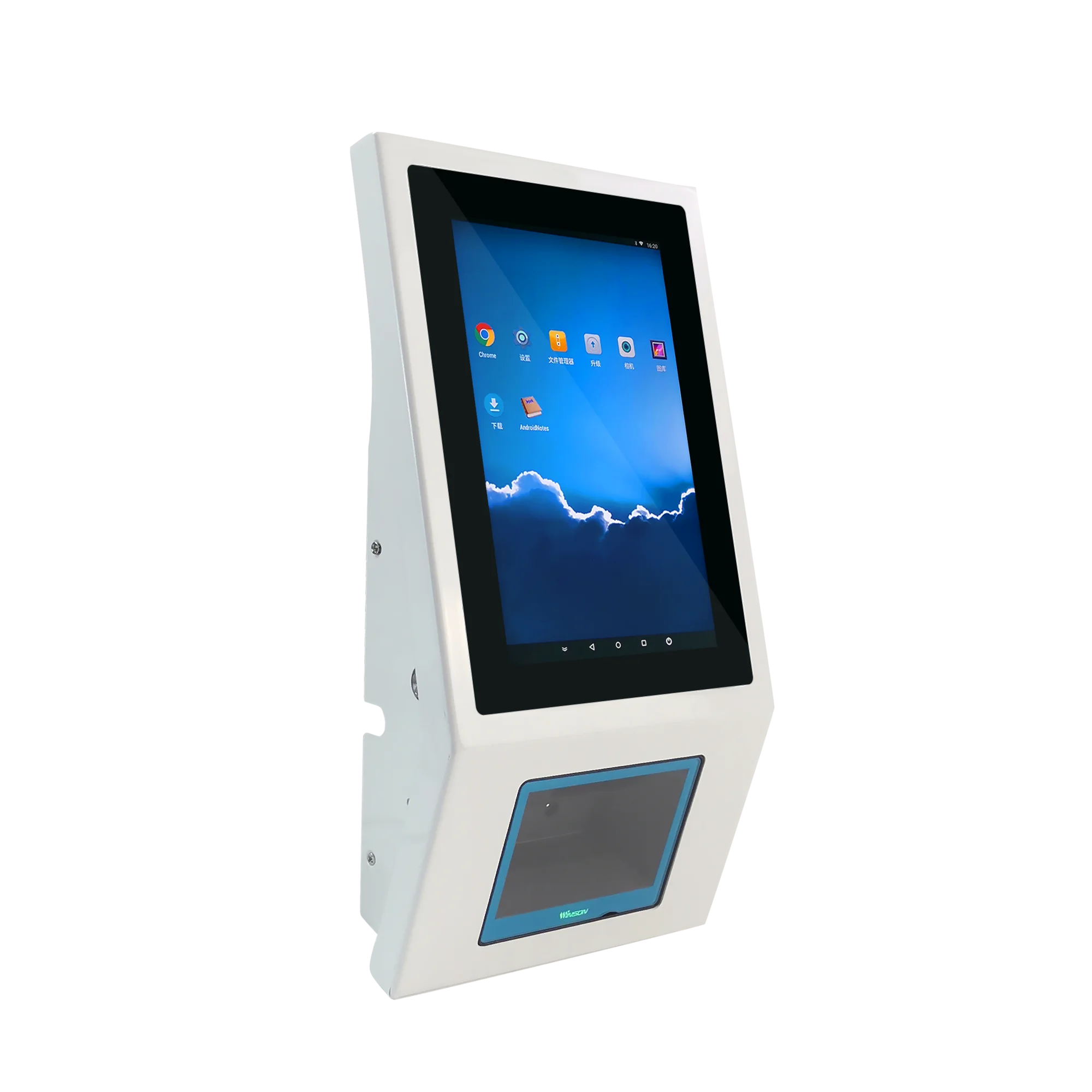 Self order ticket machine with cash restaurant/supermarket pos system management ticket print kiosk