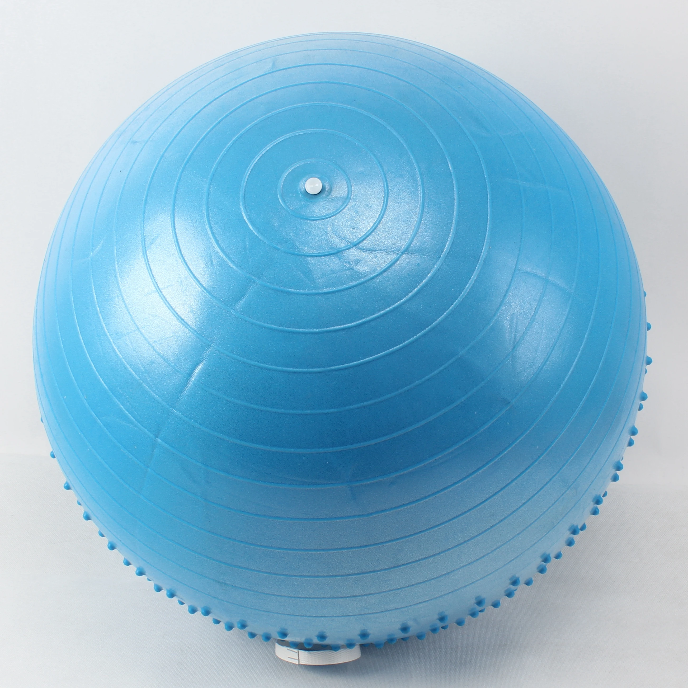 65cm hot sale custom inflatable half spiky massage ball half smooth ball