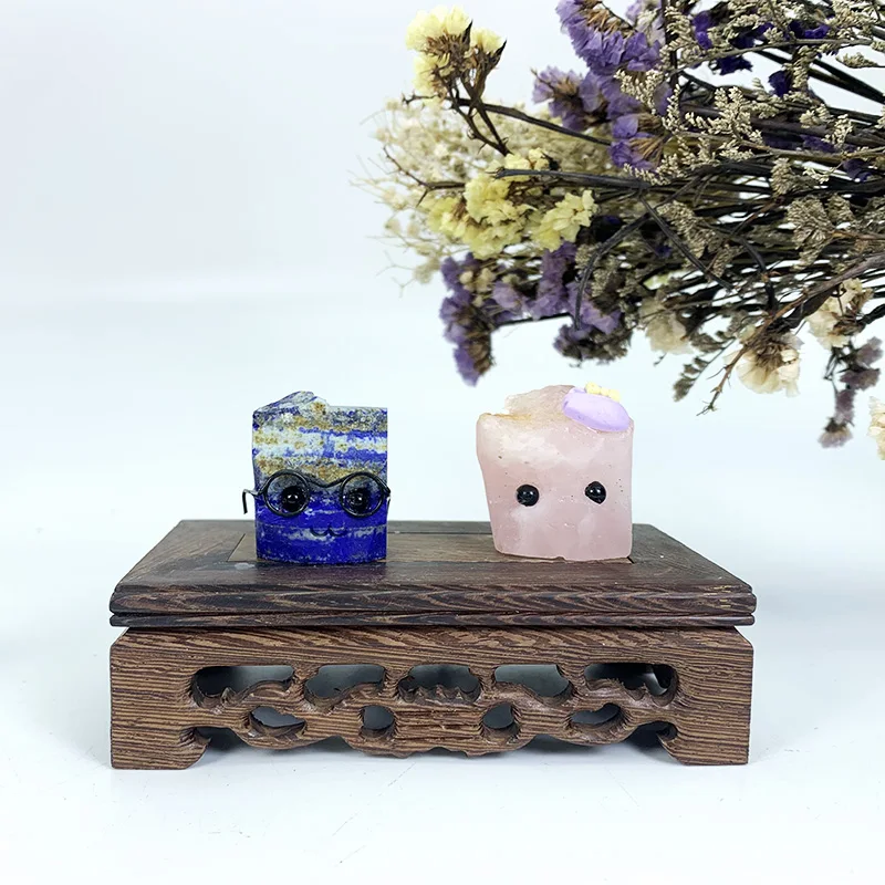 Wholesale natural crystal healing stone carved pink opal hedgehogs chakra crafts handmade crystal hedgehogs