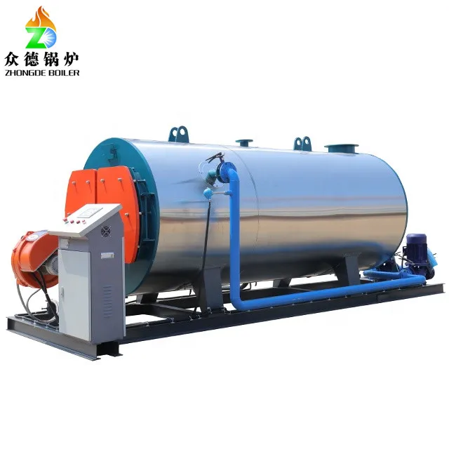Horizontal Type Fire Tube Industrial Oil/Natural Gas Fired Wns Steam Boiler