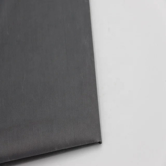 
home textile High Quality 100% Polyester Black Peacock Taffeta Bag Lining Fabric 