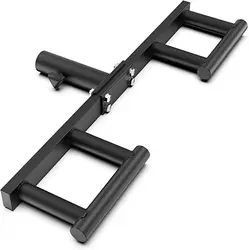 Viking Press Attachment For 2 Inch Barbell With 3 Hand Grip Positions For Gym Strength Training Fitness Accessories