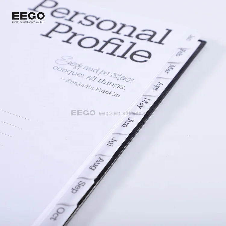 2024 Personalized Business Financial Leather Custom Printing Monthly Weekly Budget A4 B5 Big Spiral Notebook Journal Planner