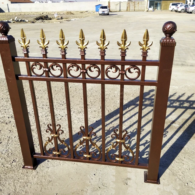 China Metal Fence Modern Newly Design Fence Garden Aluminum Fence