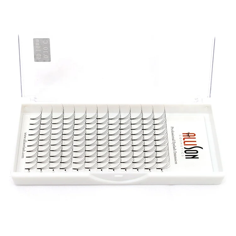 New product Song Lashes Pure darker black material 10D 12D 14D slim pointy base Premade Volume Fans