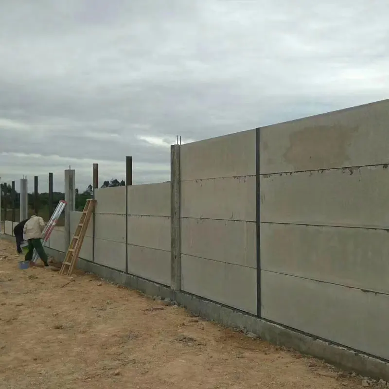 Precast concrete boundary wall machine for making concrete fence wall and columns