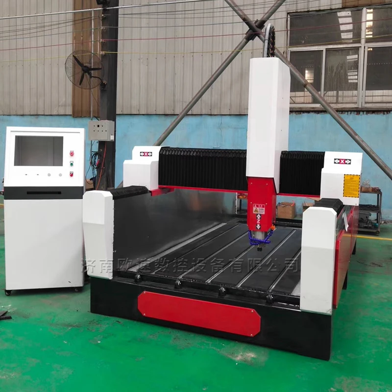 3D CNC Router for Stone CNC Carving Machine 5.5kw Spindle DSP Handle
