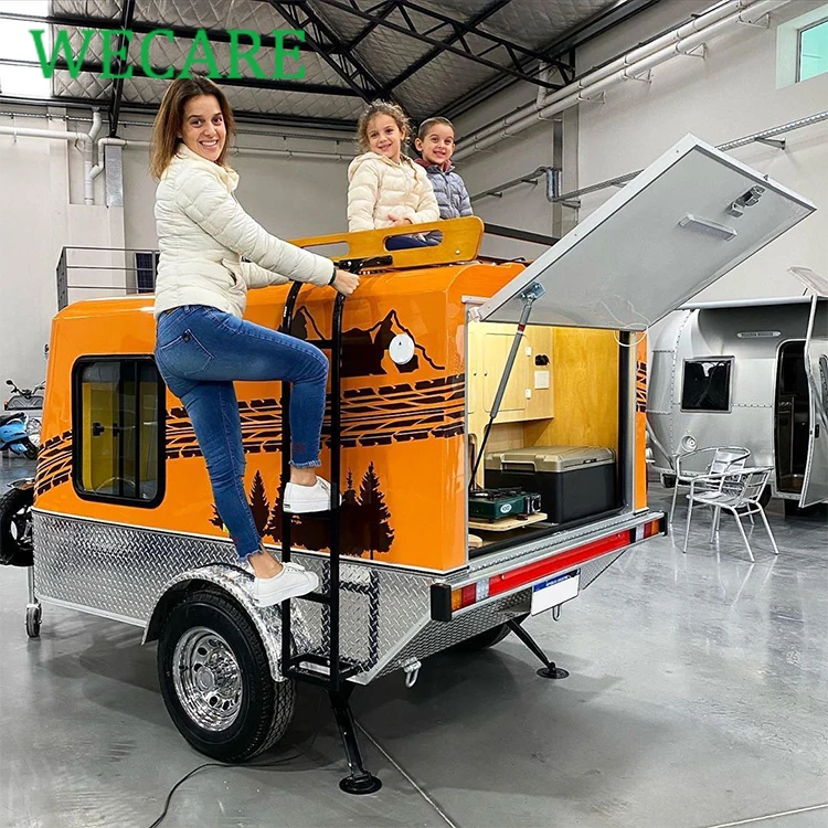 
Australian standard off road aviation aluminum travel trailer 