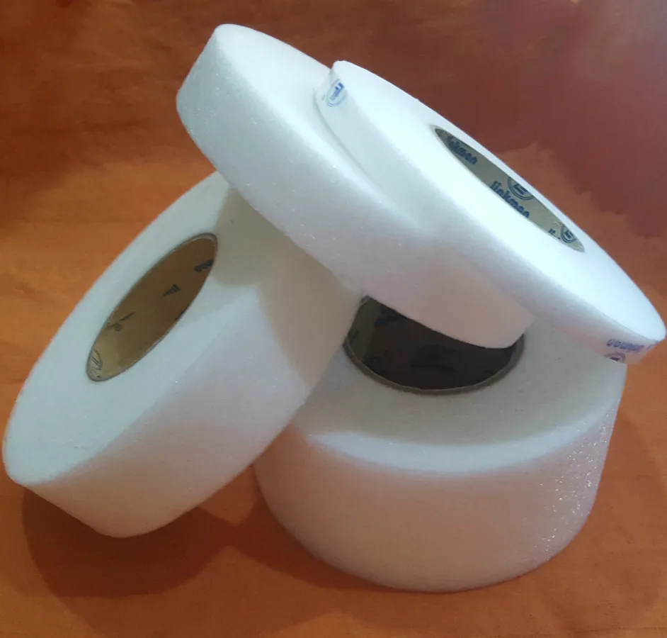 Fabric Glue Iron-On Hem Tape Adhesive Web EVA Material Weight From 10 to 100 gsm
