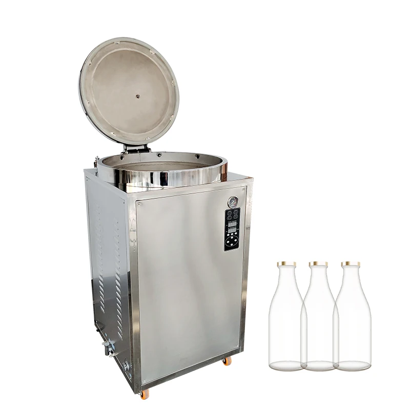 200L large vertical myco autoclave sterilizer for mushroom substrate and grain