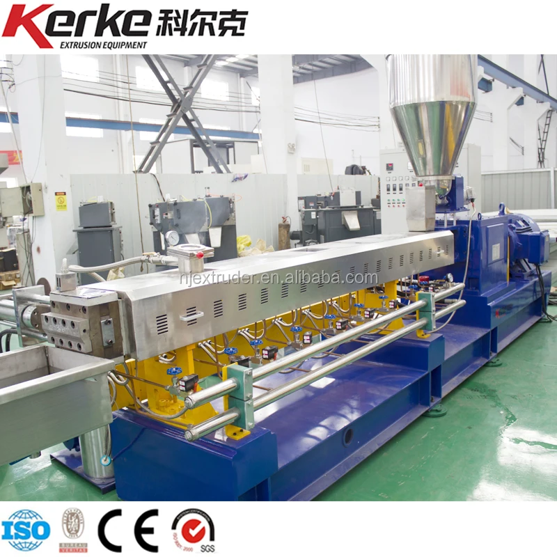 Твин Винт Экструдер гранулятор отходов пластиковые рециркуляции гранулятор цена пластиковой экструзии машины