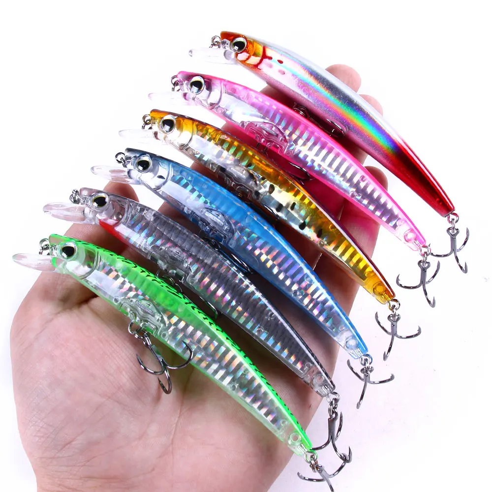 Wholesale 12cm 14g ABS Hard Plastic Bait Minnow salt water fishing lures