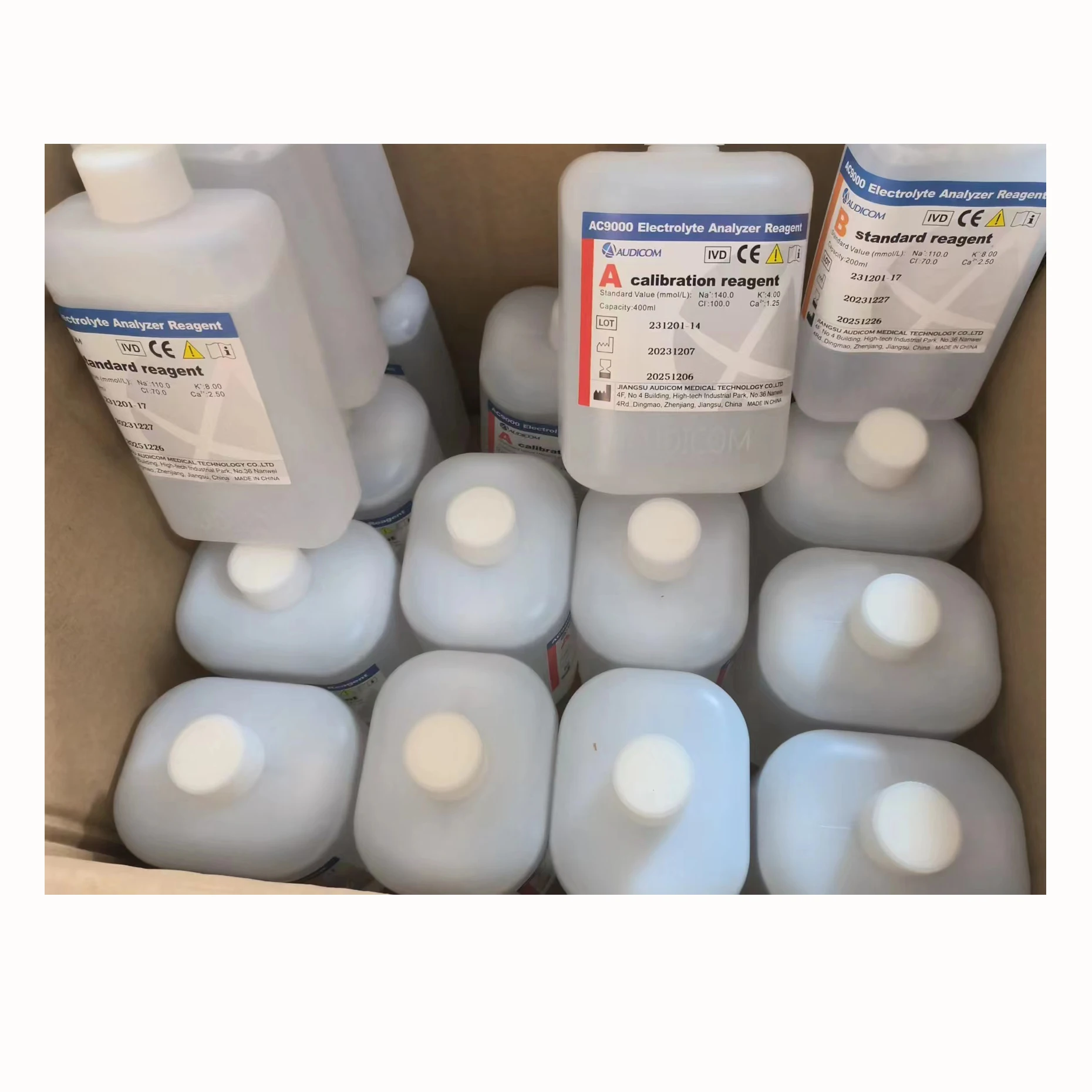 Audicom AC9801 Electrolyte Analyzer reagent AC9103 Touch Screen Semi  Automatic Semi Auto Electrolyte Analyzer Audicom Reagent