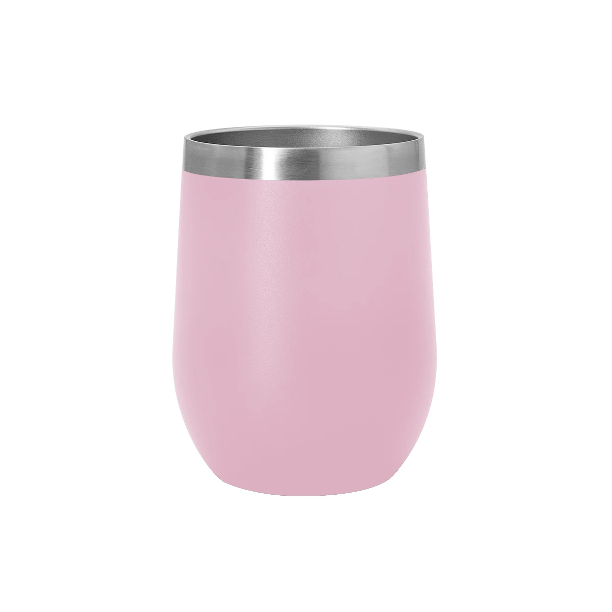 Hot BPA Free stainless steel tumbler 12 oz egg shape wine beer tumbler cups powder paint double wall water bottle drinking cup