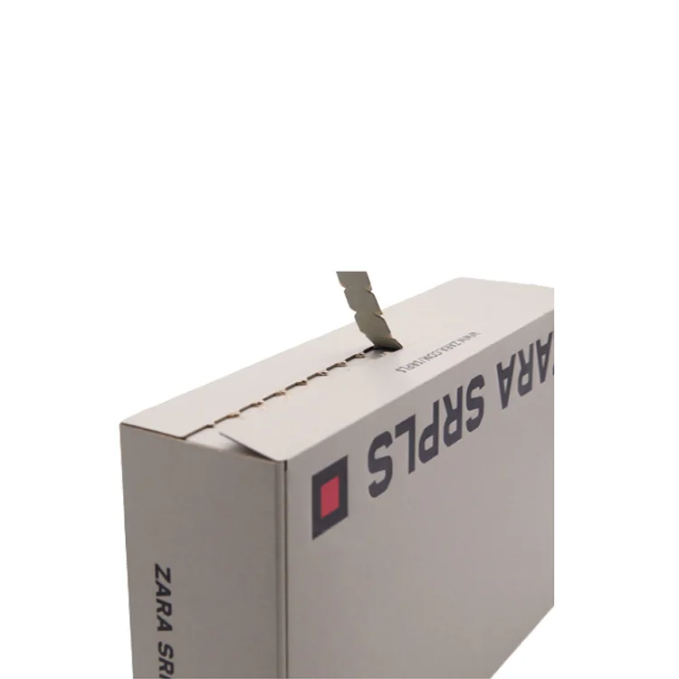 Competitive price tuck top corrugated mailing perforation underwear clothing boxes mexico with self adhesives and tear strip
