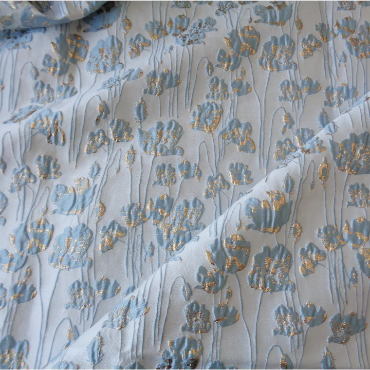 Relief Tulip Yarn-Dyed Jacquard Dress Printed Woven Weddings Lining T-Shirts Apparel Interlining