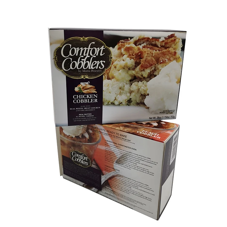 Customized Printing Tuck End Box Paper Cardboard Granola mini Cereal Packaging Box