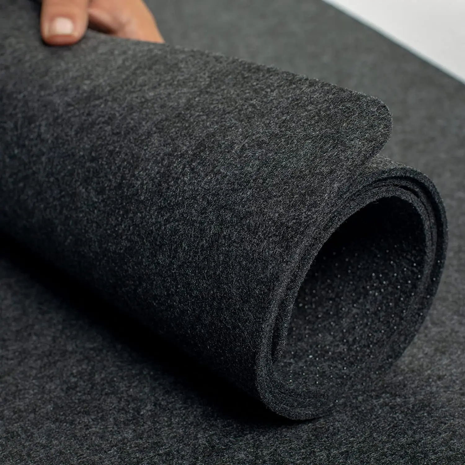 Felt Mouse Pad Stitched Wool Office XL Desk Pad with Anti-Slip Base Computer Keyboard Mat