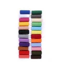 24 Colors 200 Yard Polyester Embroidery Sewing Threads For Hand Sewn&Machines Patchwork Sewing Threads Sewing Accessories