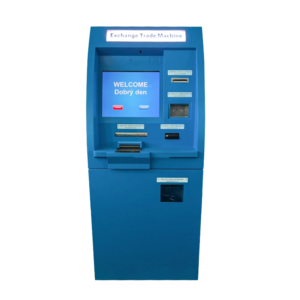 Airport Automatic Foreign Currency Exchange Machine Bank ATM Machine