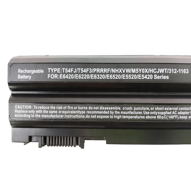 icr18650 11.1V 4400mAh 60WH lithium battery E6420 E6520 E5420 E5520 e6430 7420 T54FJ For dell Latitude laptop battery 8858X