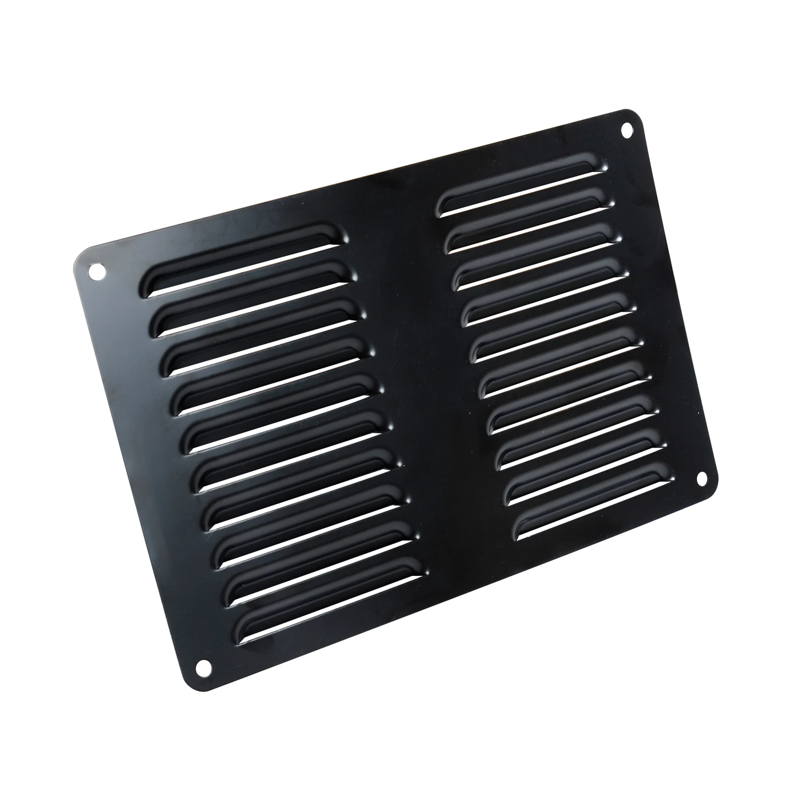 VENTILATION GRILL LOUVRE BLACK 233MM X 148MM CARAVAN RV MOTORHOME AIR VENT PARTS