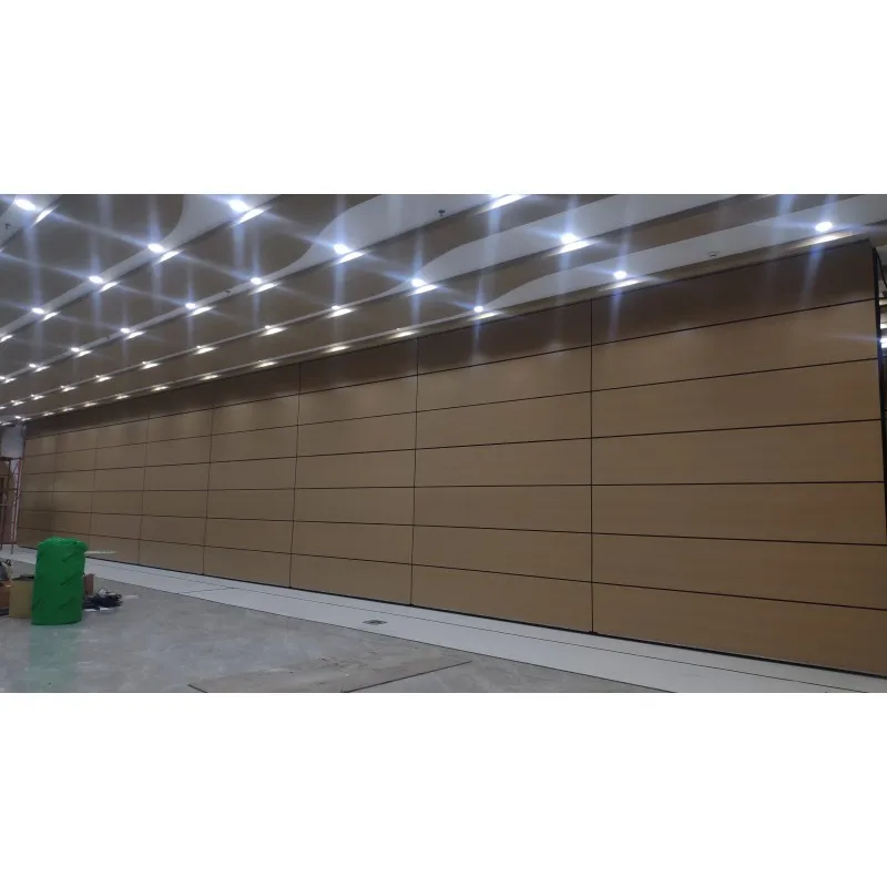 Soundproof Polyester Fiber Automatic Lifting Partition Protect Screen Dividers Motorized Wall Panel