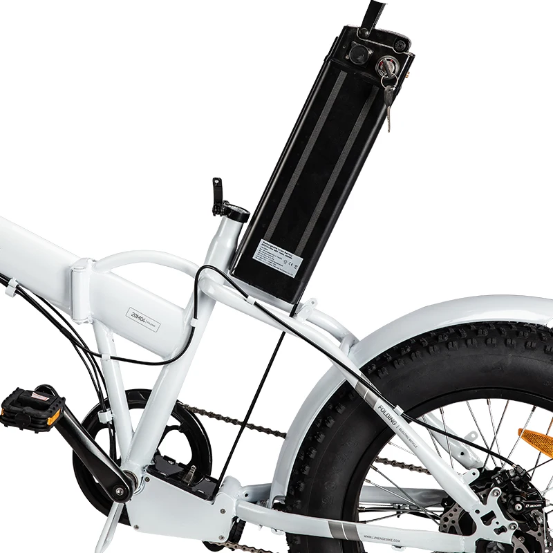 Full Suspension 7 Speed Folding Electric Bicycle Disc Brake Electric Mountain Bike 500W Electric Bicycle Fat Tire