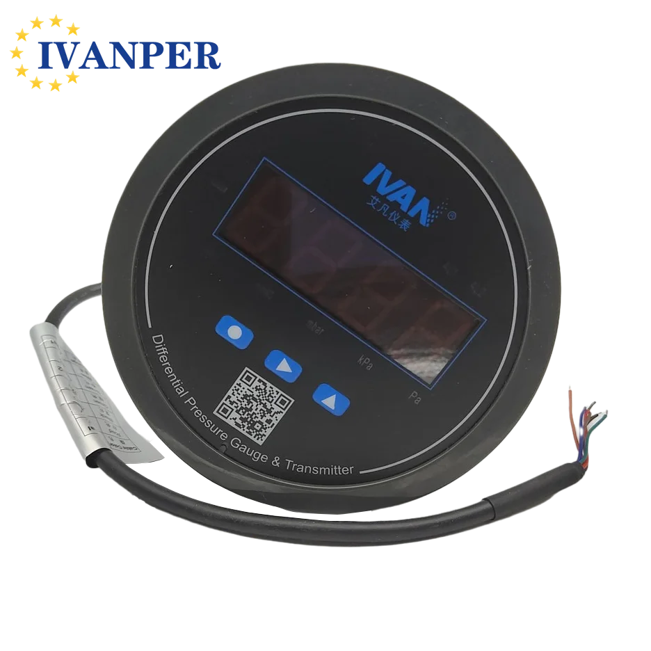 Air Differential Pressure Meter Manometer Gauge