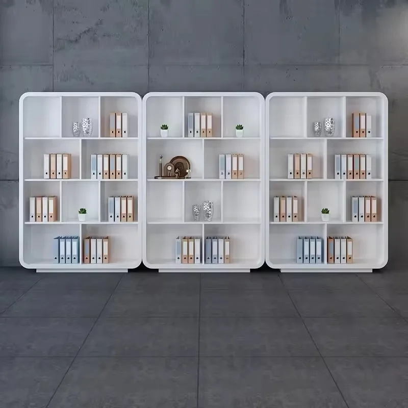 Современные офисные столы для хранения 4 уровня документов с деревянными полками школы и домашнего офиса