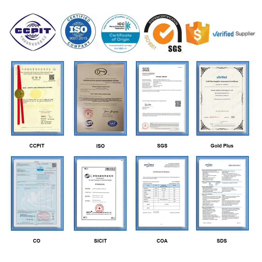 Joyforce PVA 0599S/098-05/105 Cas 9002-89-5 Polyvinyl Alcohol 0599 PVA powder with High purity