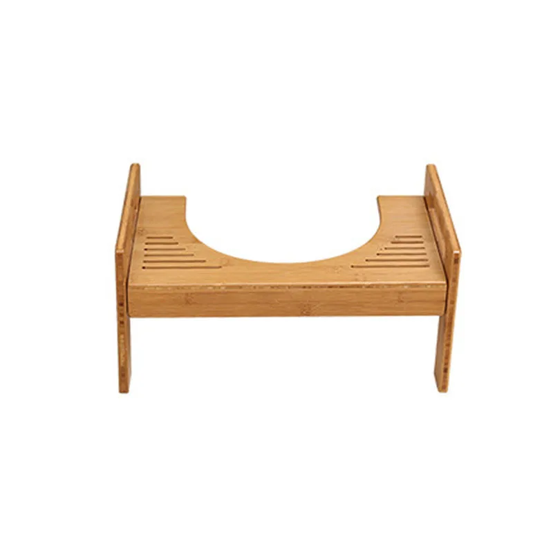Kid Adjustable Foldable Potty Toilet Stool Thickening Bamboo  Toilet Stool Children