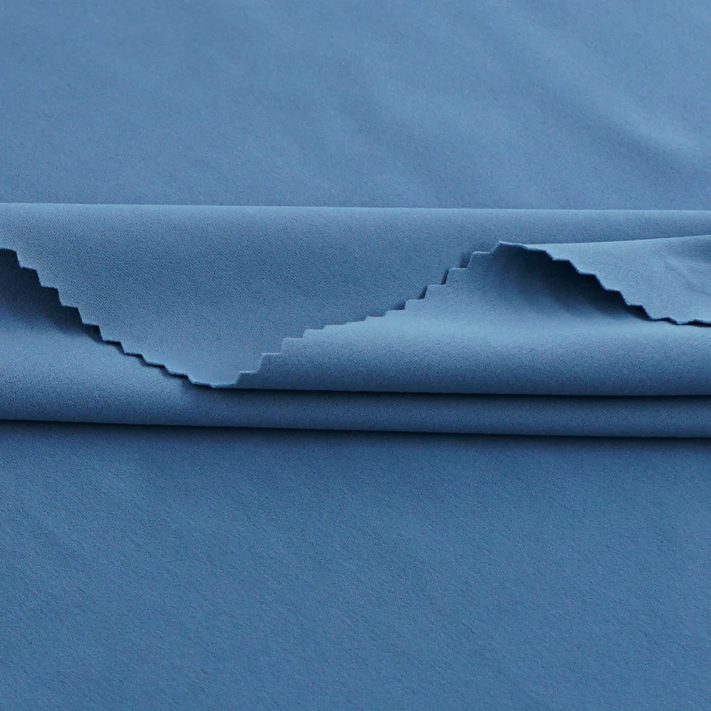 Nylon Polyamide Interlock Knitted 4 Way Stretch Fabric For Yoga Legging Sports Bra Spandex Fabric For Women Activewear  Clothing