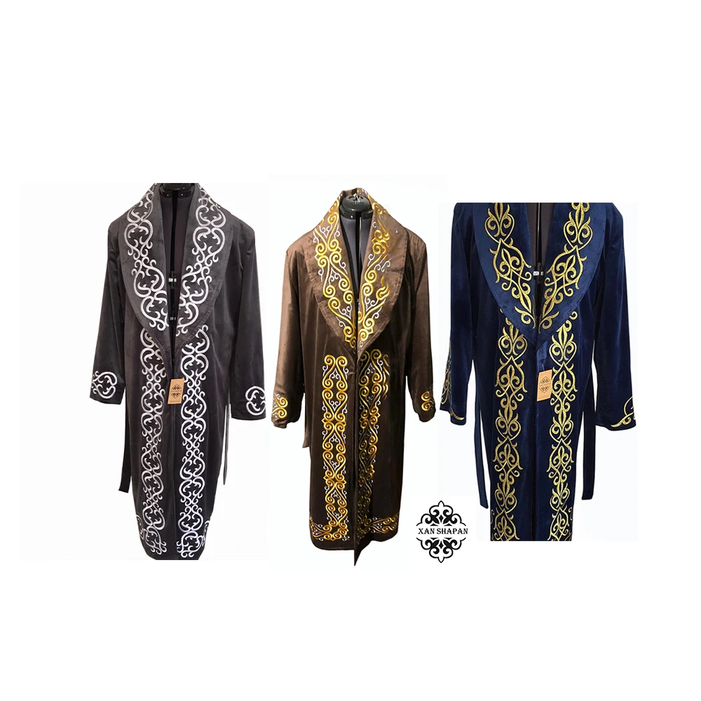 
Gold Or Silve r Color Warming Long Overcoat for Men 