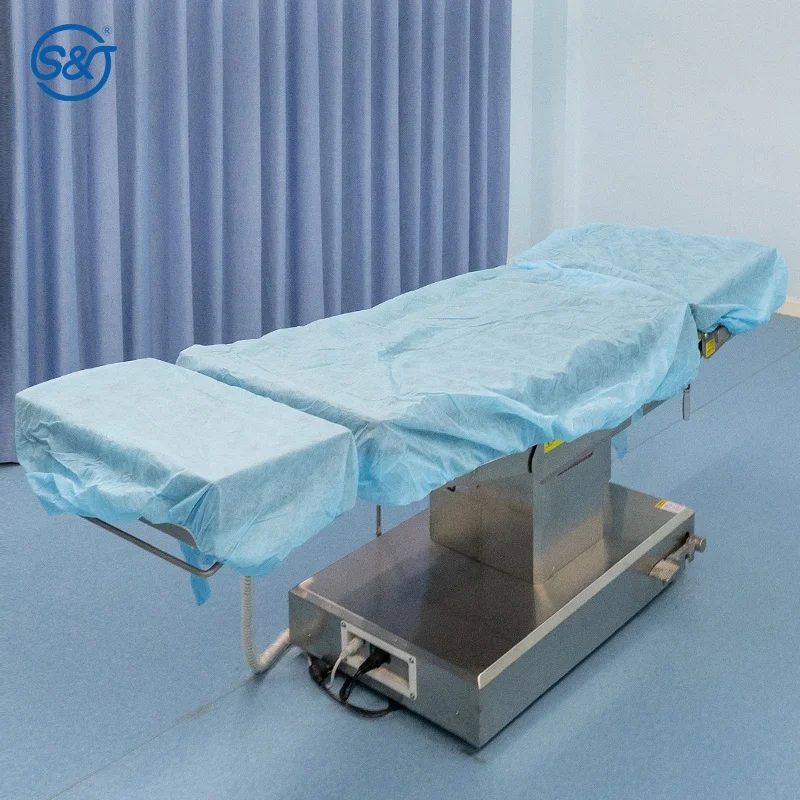 SJ Disposable bed sheet ECO friendly Nonwoven Hospital white disposable surgical medical bed sheets