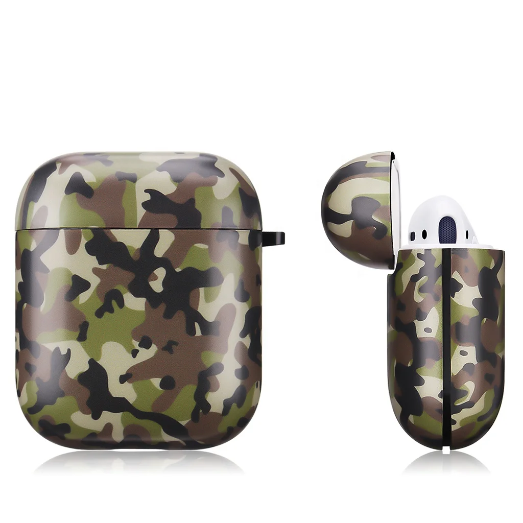  Универсальный ударопрочный защитный чехол для Air Pods IMD TPU мраморный Apple