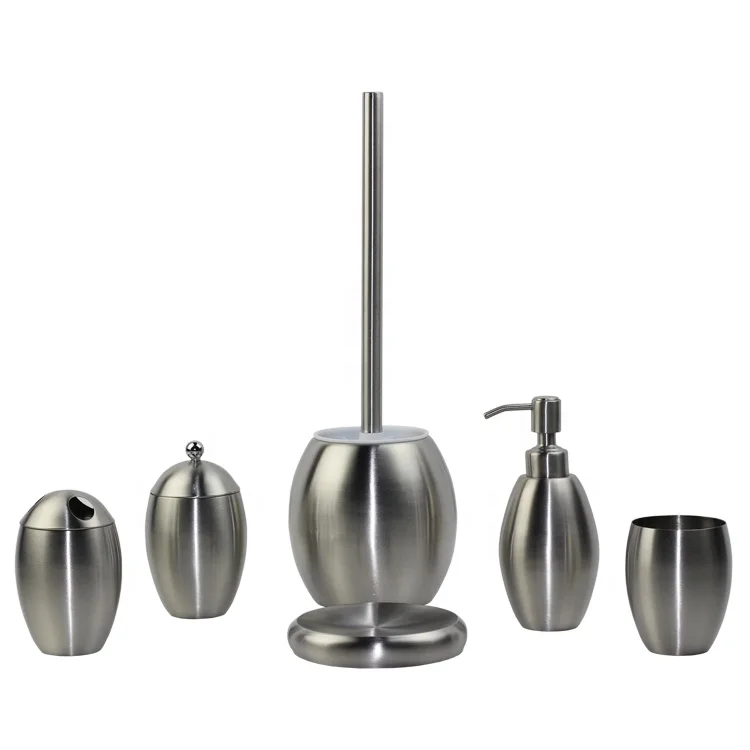 BX stainless steel bathroom accessories metal bathroom set with SS 304 lotion dispenser