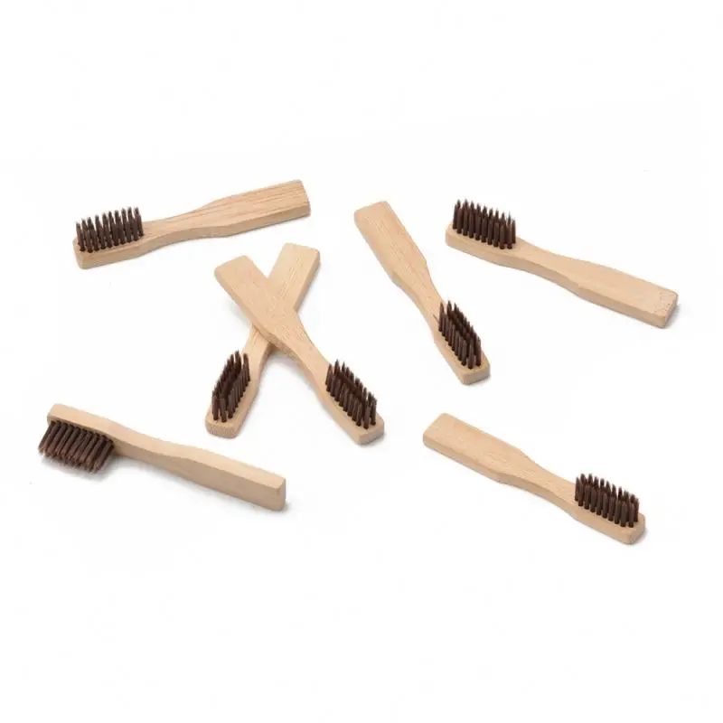 Tingsheng bamboo roundhandled toothbrush bamboo toothbrush custom logo