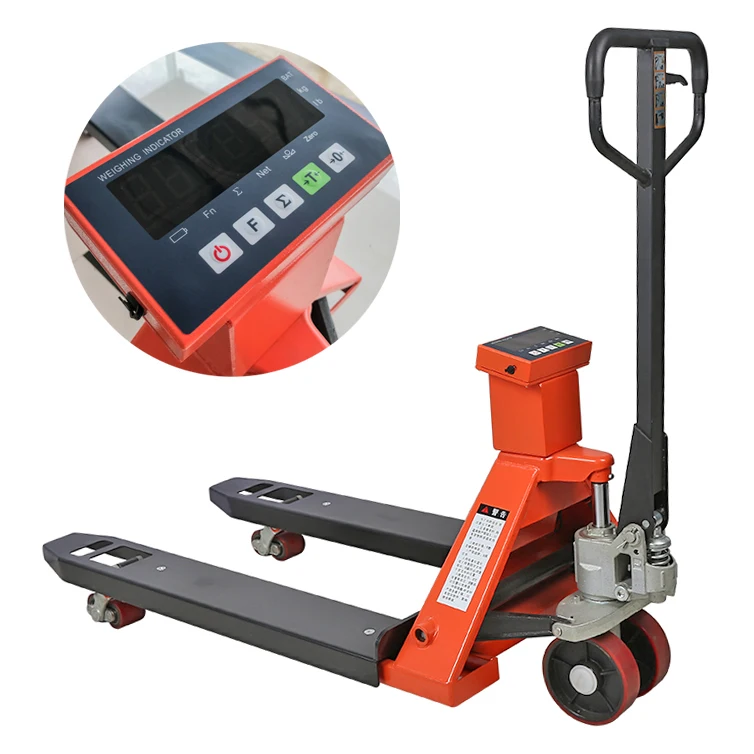 Гидравлические ручные весы для поддонов грузовик 1000-3000 кг Электрический вилочный погрузчик весы для поддонов