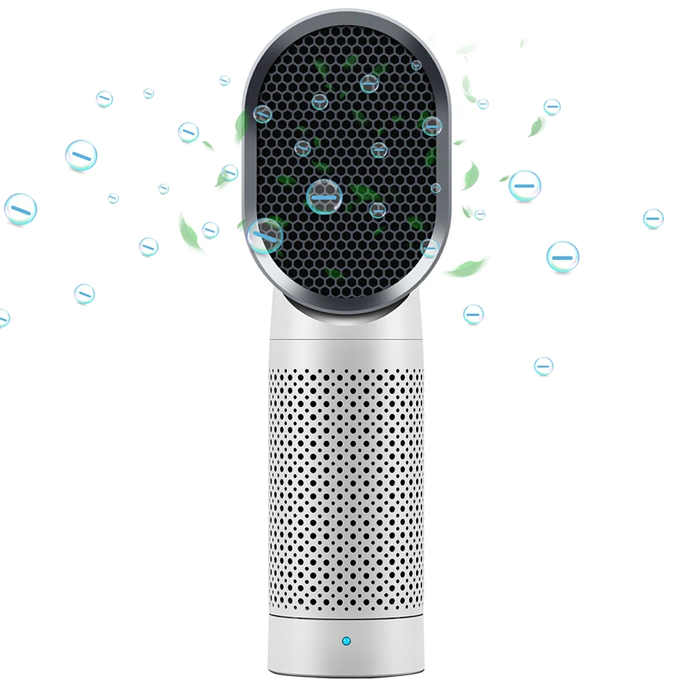 New arrival ultra quiet air cleaner mini anion office purification hepa personal portable air purifier