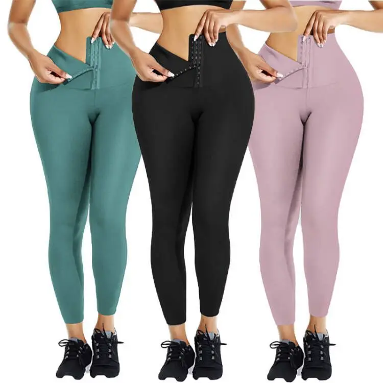 Gym Athleisure High Waist Fitness Leggings Custom Women Yoga Pants  Wholesale  New Design Workout  Sport
