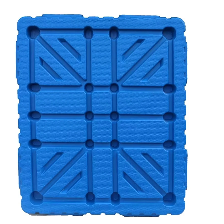 NEXARA 1311 1300*1100*150mm Euro Plastic Pallets for Warehouse Storage and Transportation One-piece Blow Molding
