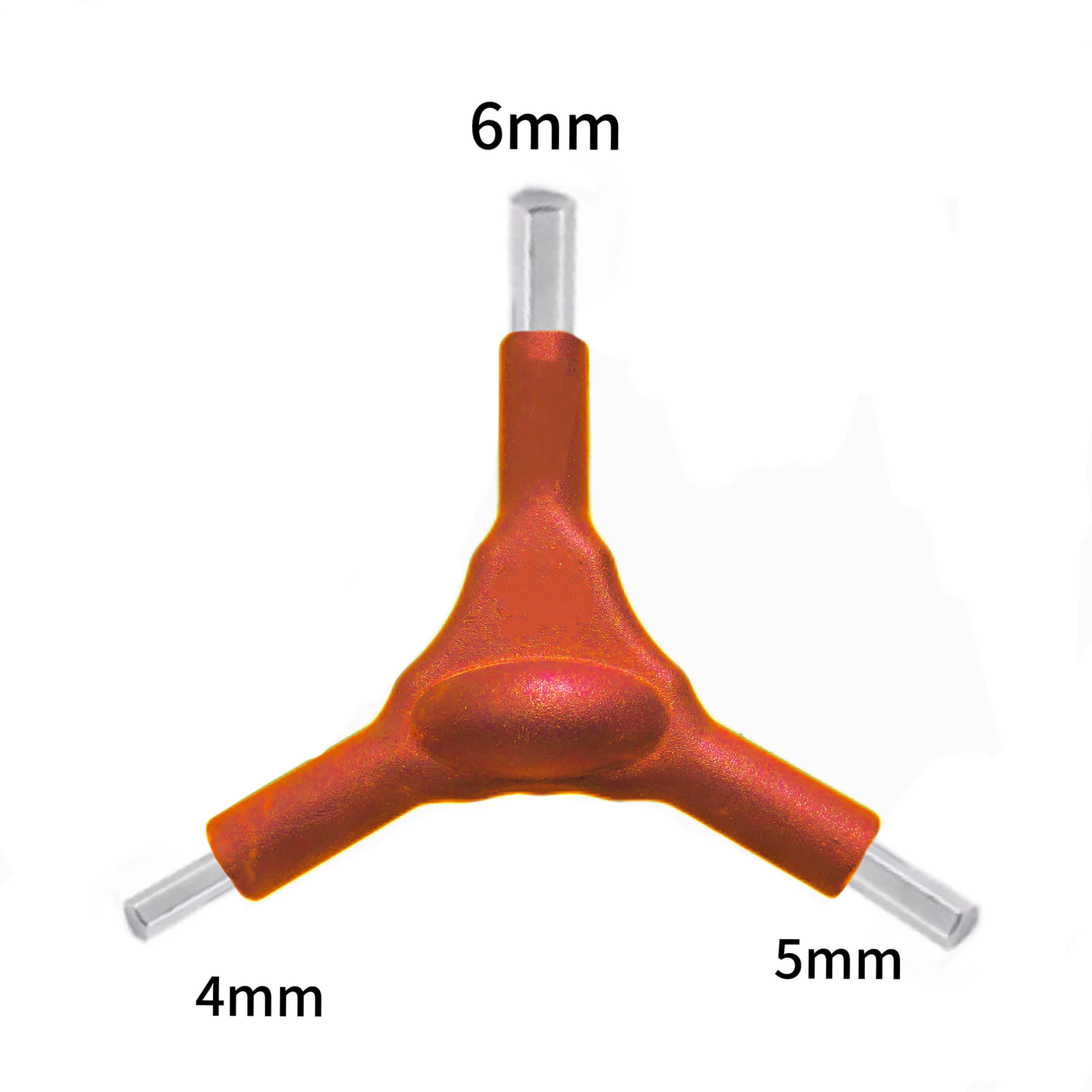 Multi functional three pronged hexagonal plum blossom sleeve Y-shaped three pronged hexagonal bicycle ice skates